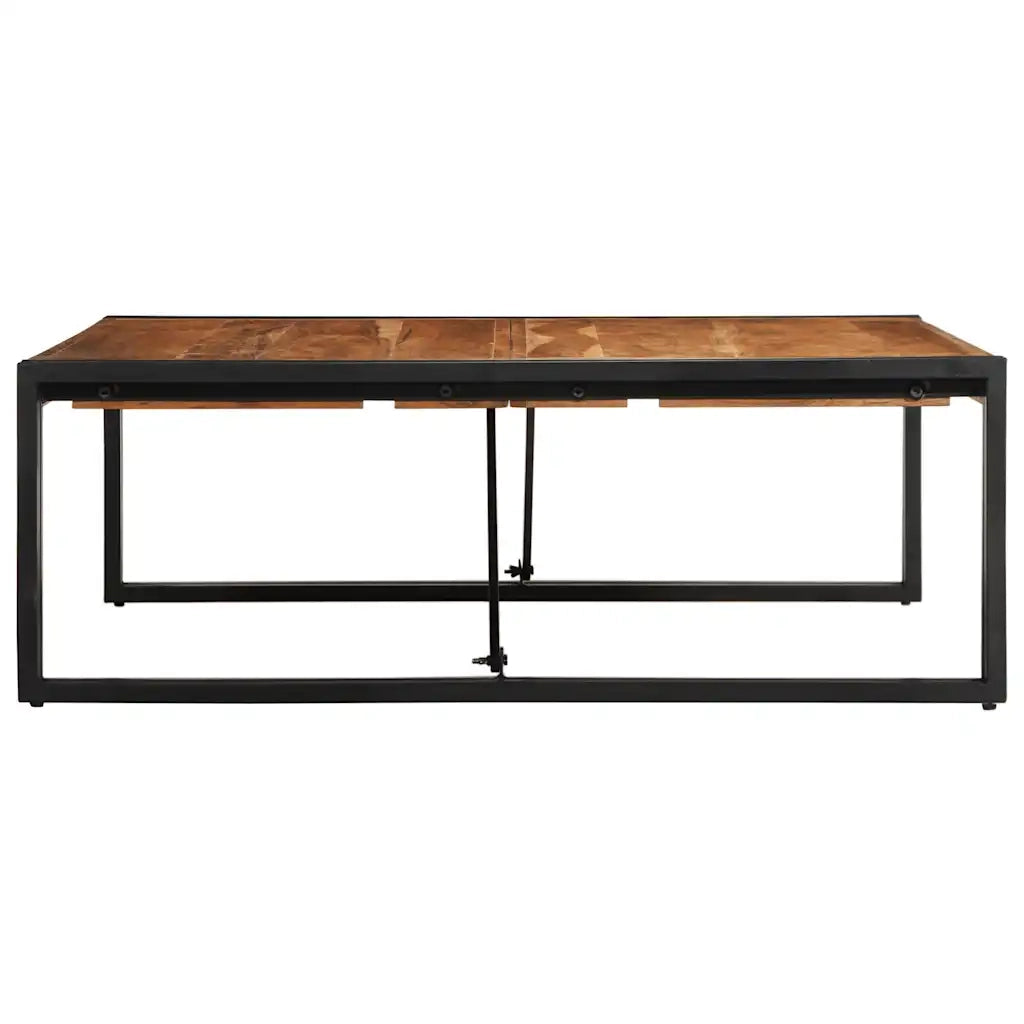 Tavolino Salotto 100x100x35 cm Legno Massello di Acacia 4016669