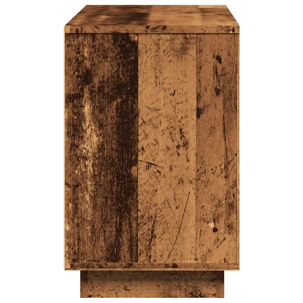 Credenza Legno Antico 102x35x55 cm in Legno Multistrato