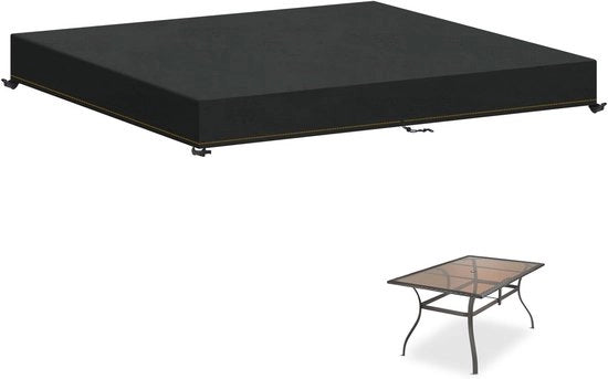 Telaio per tavolo esterno impermeabile - Copertura per tavolo da giardino 150 x 100 x 15 cm