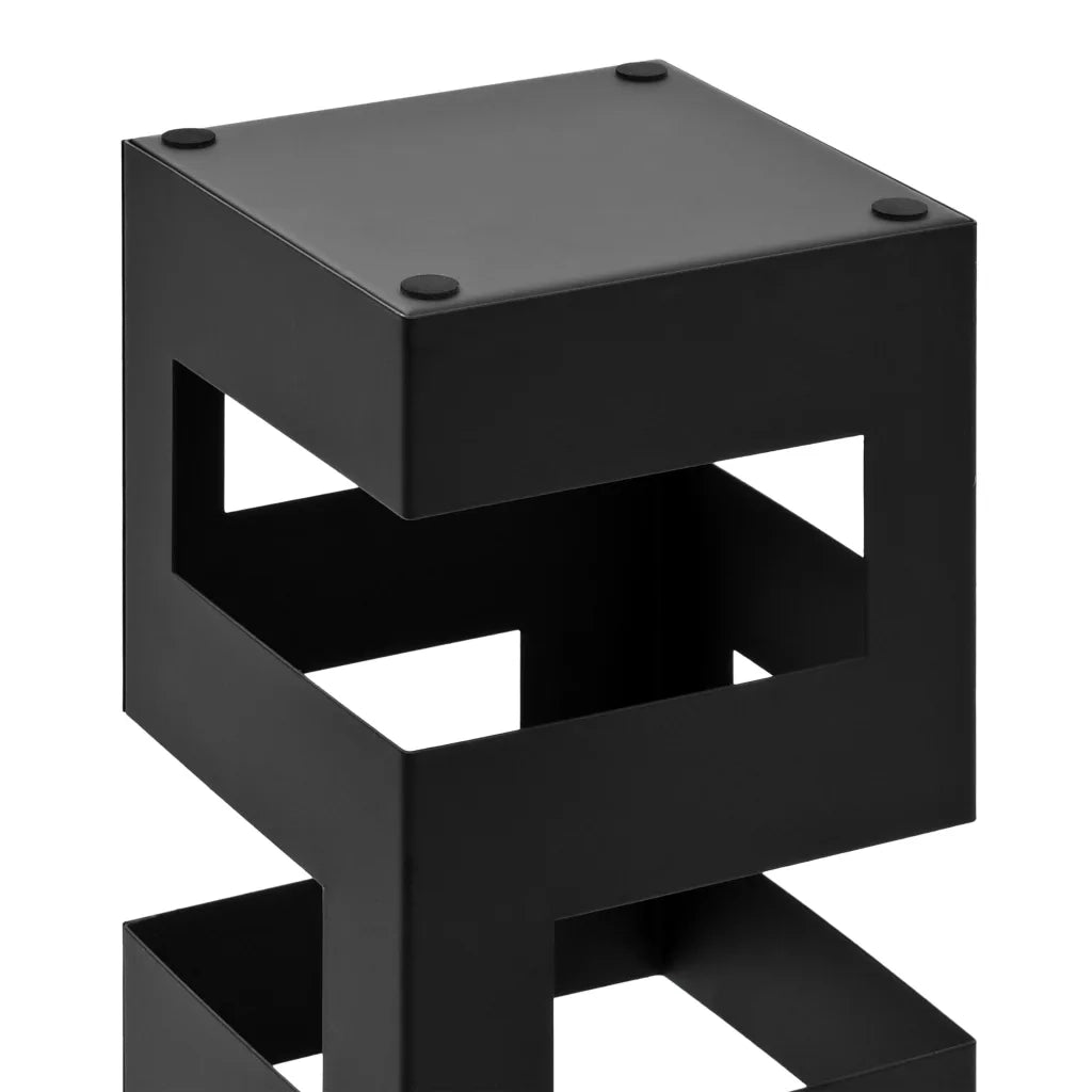 Porta Ombrelli in Acciaio Nero 246794
