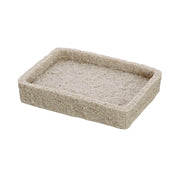 Portasapone Moderno In Resina Beige D Appoggio Effetto Pietra