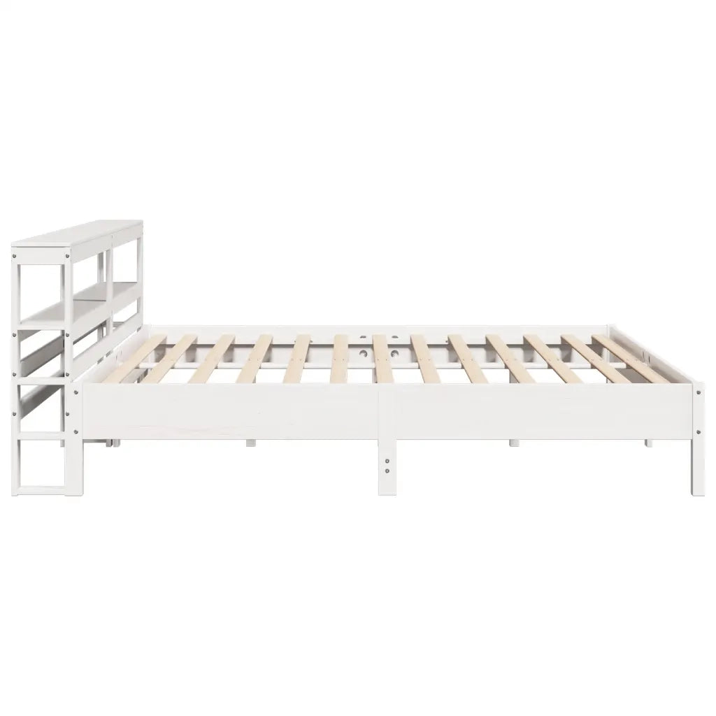 Letto senza Materasso Bianco 180x200 cm Legno Massello di Pino 3306139