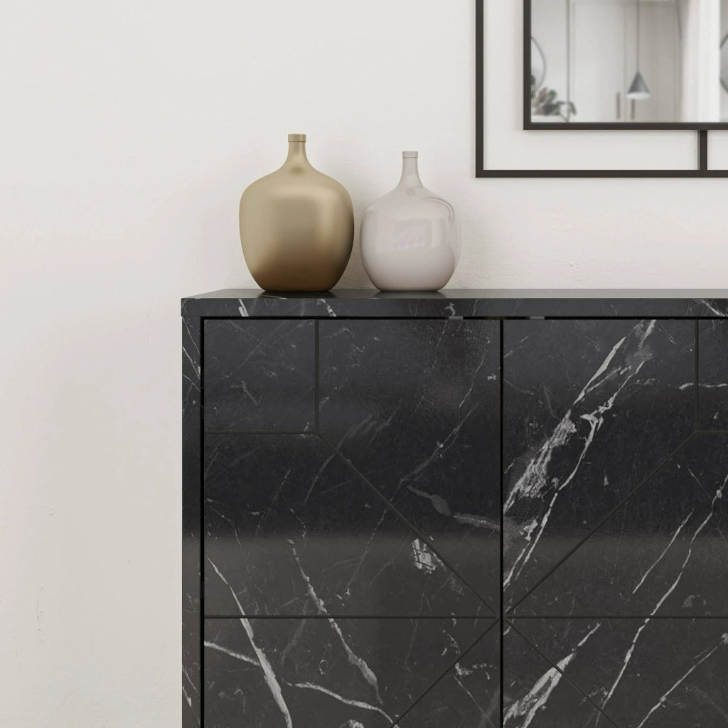 Madia Earl, Credenza 6 Ripiani, 123x35x77h cm Grigio