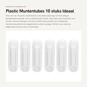 Tubetti di Supporto per Monete con Piuma di Spugna - 10 Pezzi - Tubi di Deposito in Plastica - Per Raccolta di Monete da 25mm - Tubi Reutilizzabili - Translucidi e Resistenti - Deposito di Monete