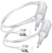 Sifon a mano 2 in 1 - Tubo/Serpentina - Pomp manuale per sifonaggio - Produzione birra/vino artigianale - Lunghezza 2m/6,56ft - Materiale ecocompatibile in plastica - Sifon a mano 2 in 1