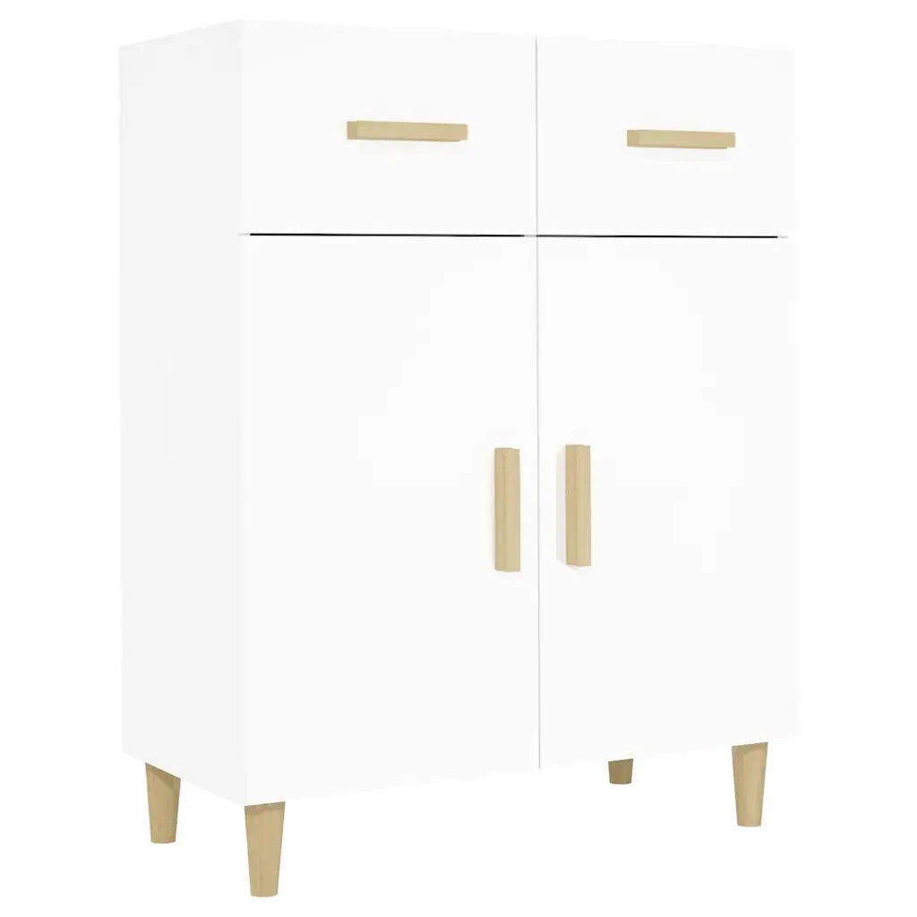 Credenza Bianca 69,5x34x89 cm in Legno Multistrato cod mxl 23633