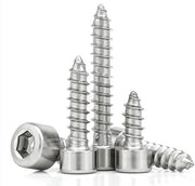Scretti autoalimentanti in acciaio inossidabile, 20 pezzi, M3.5 x 18mm per lavorazione del legno, con viti a testa a stella