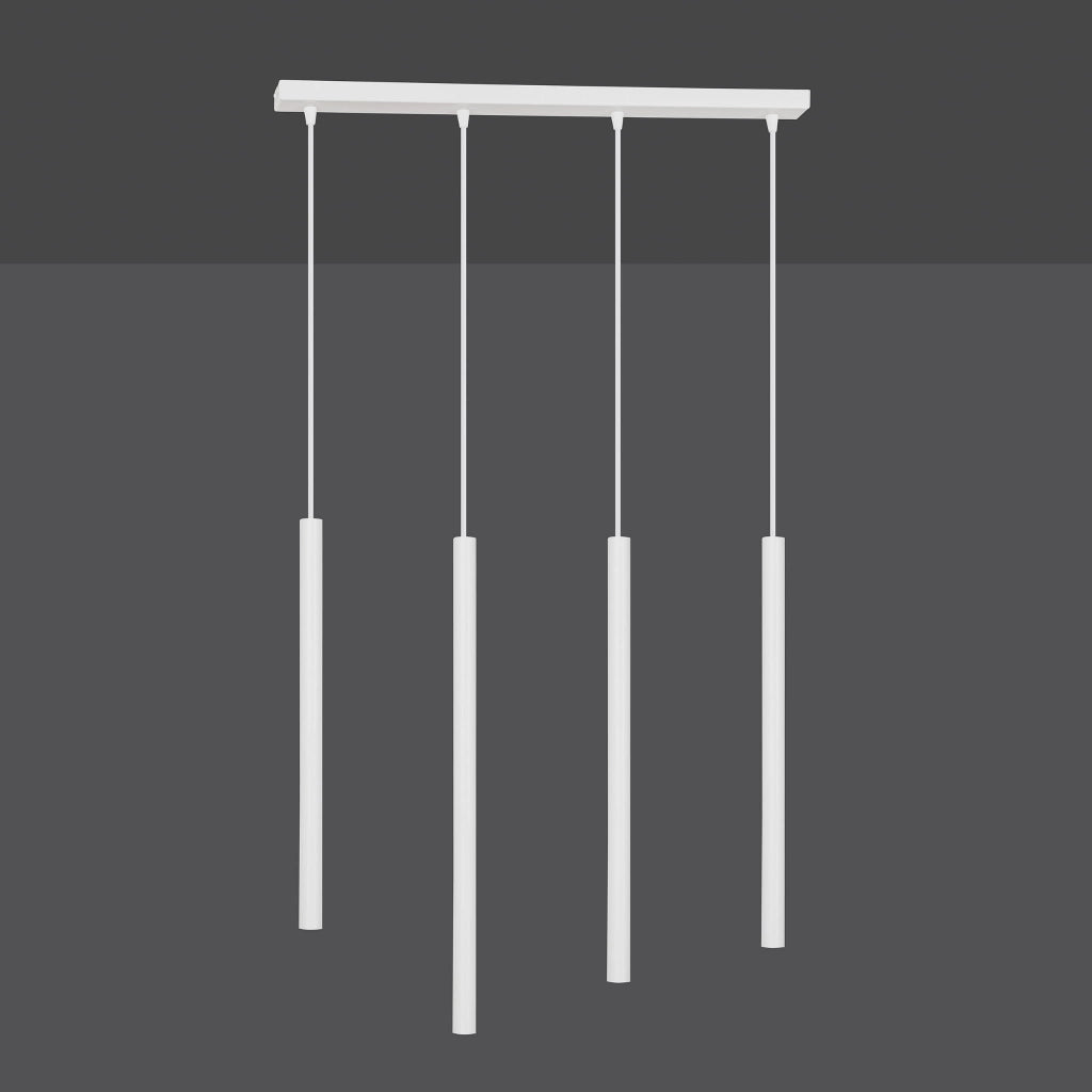 Lampadario Emibig Selter bianco metallo 4 luci 4xG9