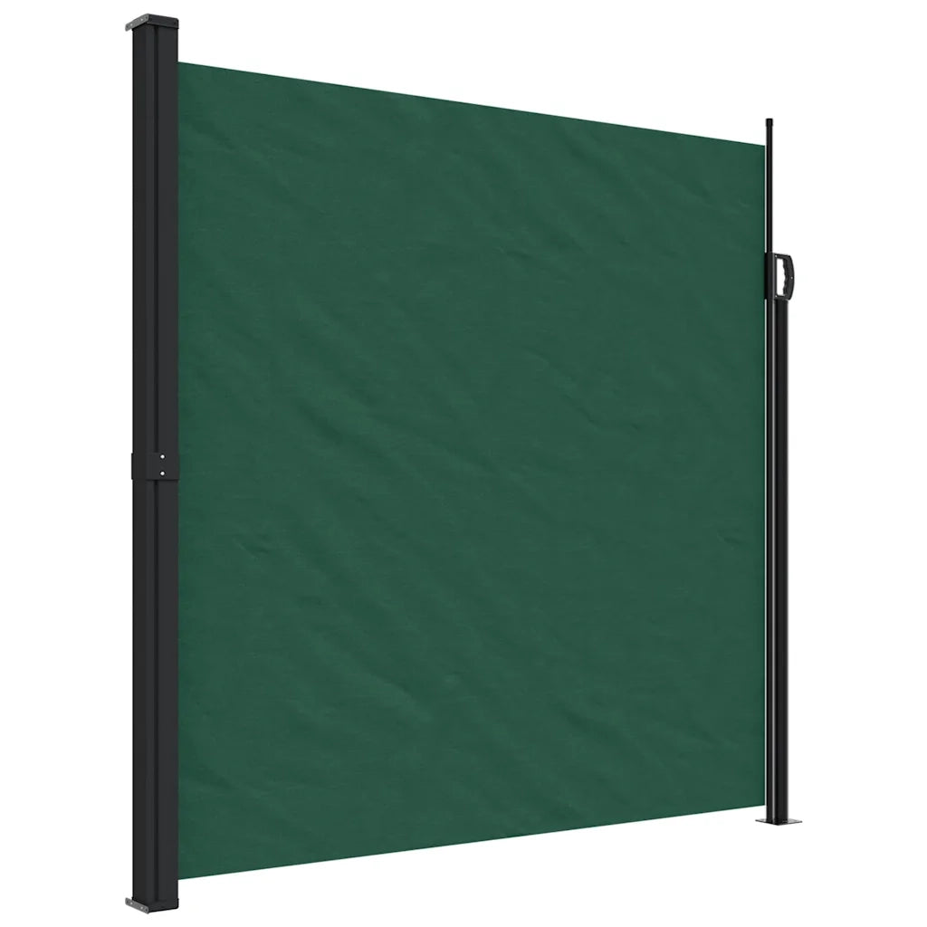 Tenda da Sole Laterale Retrattile Verde Scuro 200x500 cm 4004470