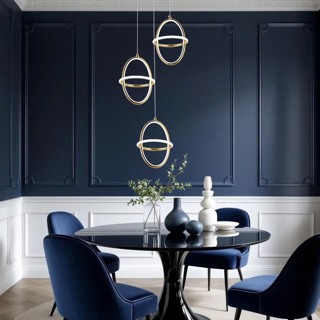 Lampada A Sospensione Led G064-3cpr Gold