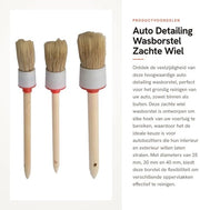 Set di Spazzole per Auto 3x - Spazzola morbida - Per interno veicolo - Aperture di ventilazione - Cruscotto - Qualità duratura - Diametri principali 25/30/40 mm - Spazzola di pulizia