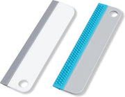 Set di 2 Trekker per Superficie in Silicone - Utensile Pratico per Specchi, Finestre e Superfici - Senza Marcature - Utilizzo in Cucina, Bagno e Auto.