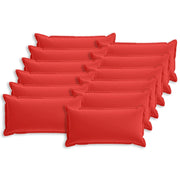 Federa 12 pcs HOUTEN Rosso 40 x 80 cm Poliestere 918312