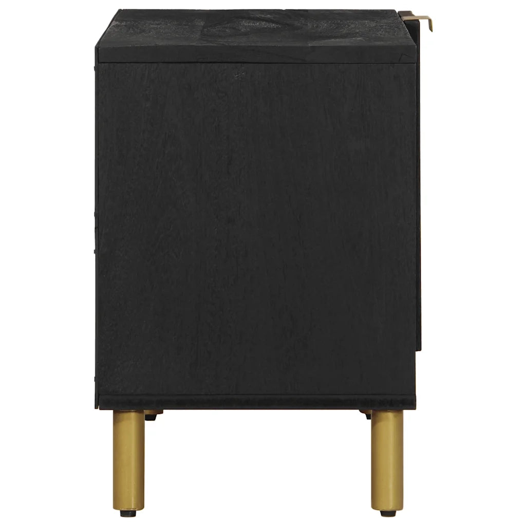 Mobile Porta TV Nero 80x33x46 cm in Legno Multistrato 4017663