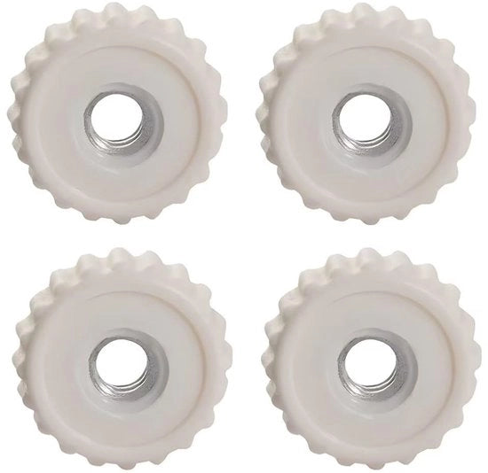 Materiale Kunststof - Moerdraad - Ronde Viti - Binnendraad - Viti a Clip - 100 Stuks - Diametro Esterno 16,5 mm