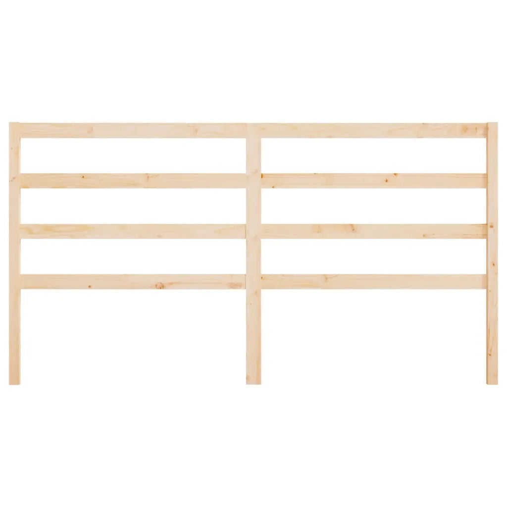 Testiera per Letto 206x4x100 cm in Legno Massello di Pino