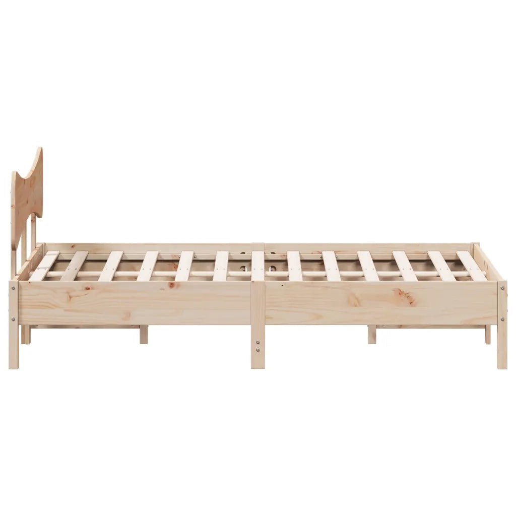 Giroletto senza Materasso 120x190 cm in Legno Massello di Pino 3328250