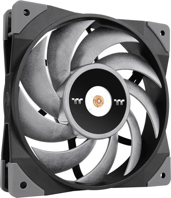 Ventilatore da Sottofascia 12 Turbo - Ventilatore Silenzioso da PC - Ventilatore da Alta Pressione - Nero con Alta Prestazione