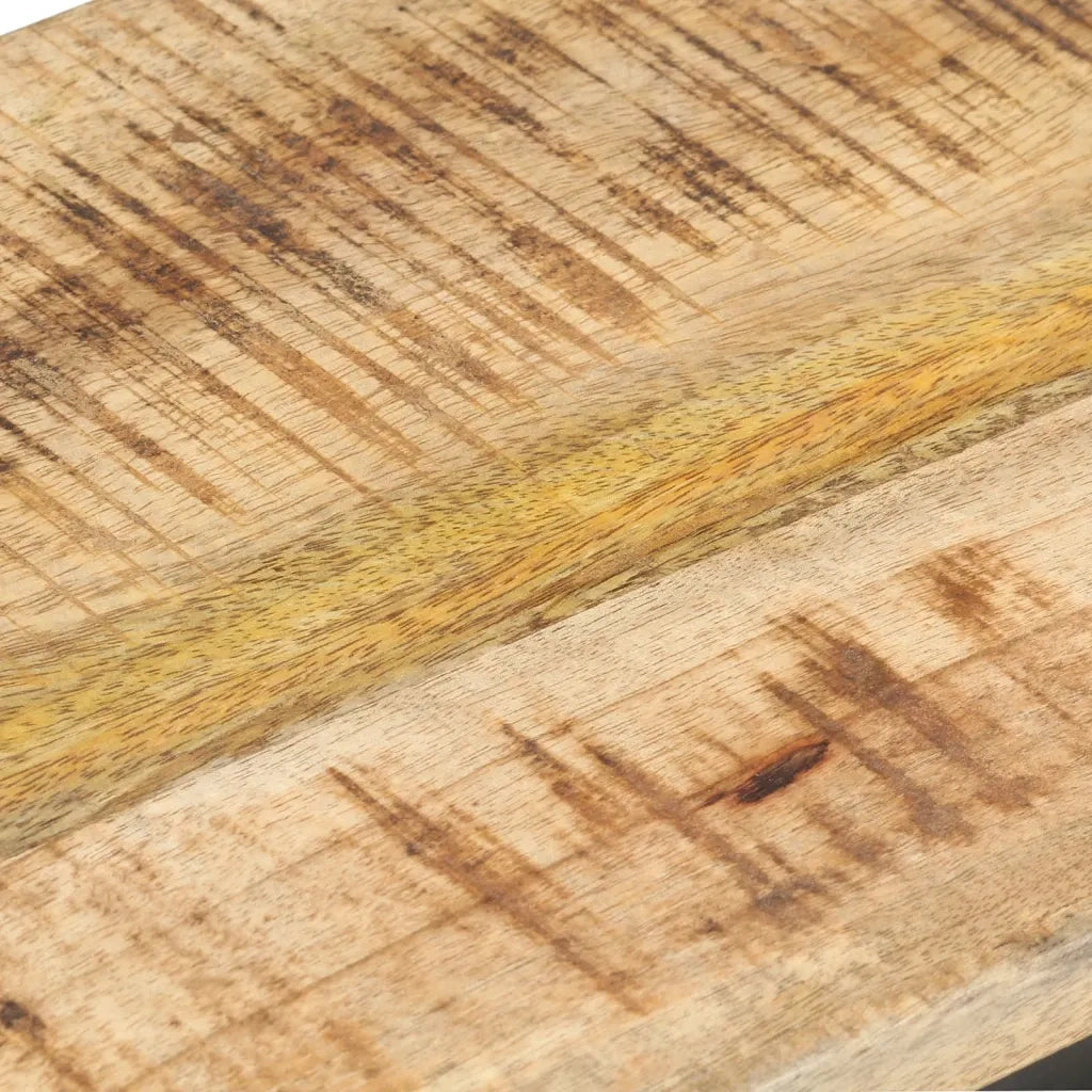 Tavolini Laterali 2 pz 31,5x24,5x64,5 cm Legno di Mango Grezzo cod mxl 59741