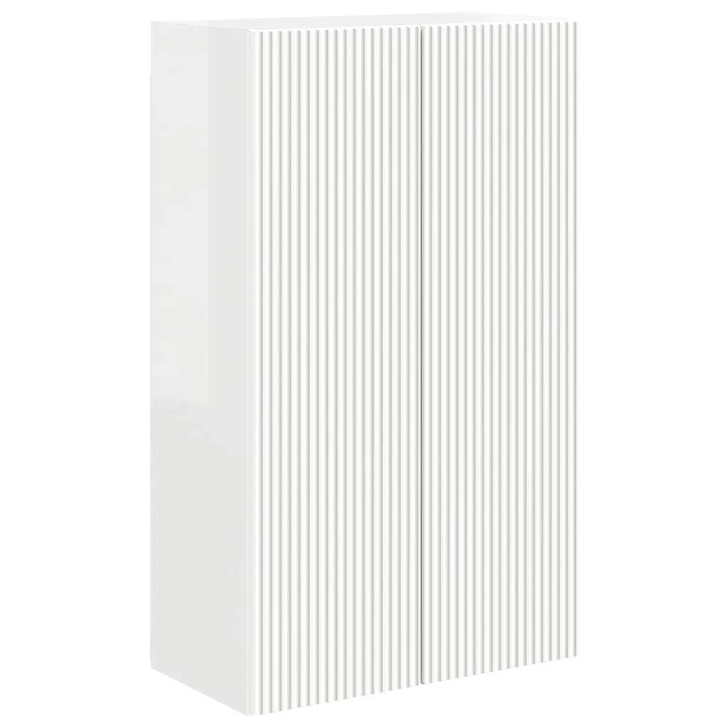 Mobile TV da parete Bianco Lucido 59,5 x 31 x 100 cm 892373