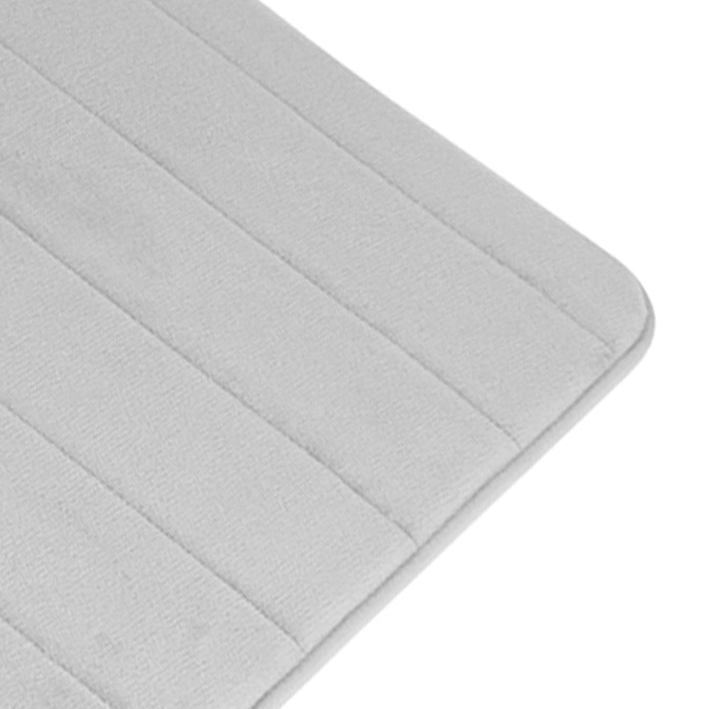 Tappeto memory foam grigio chiaro 50x80 cm