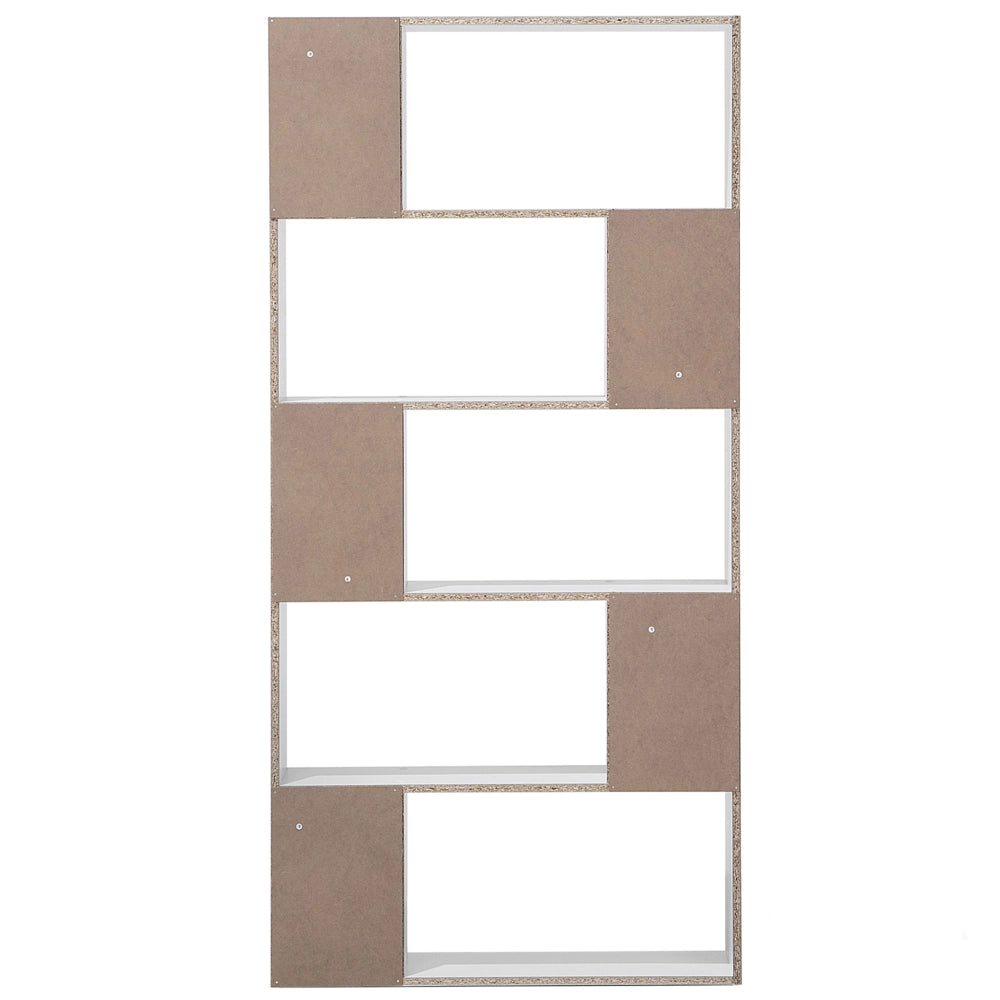 Libreria Bianca 174 x 83 cm Scaffali Grandi e Piccoli Scandinavi