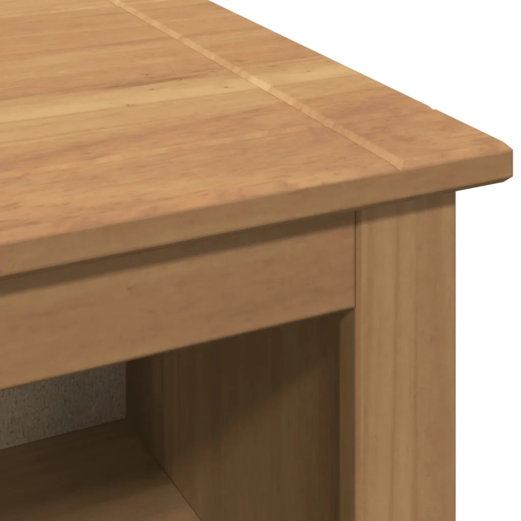 Credenza con Cassetto Panama 93x40x80 cm Legno Massello di Pino