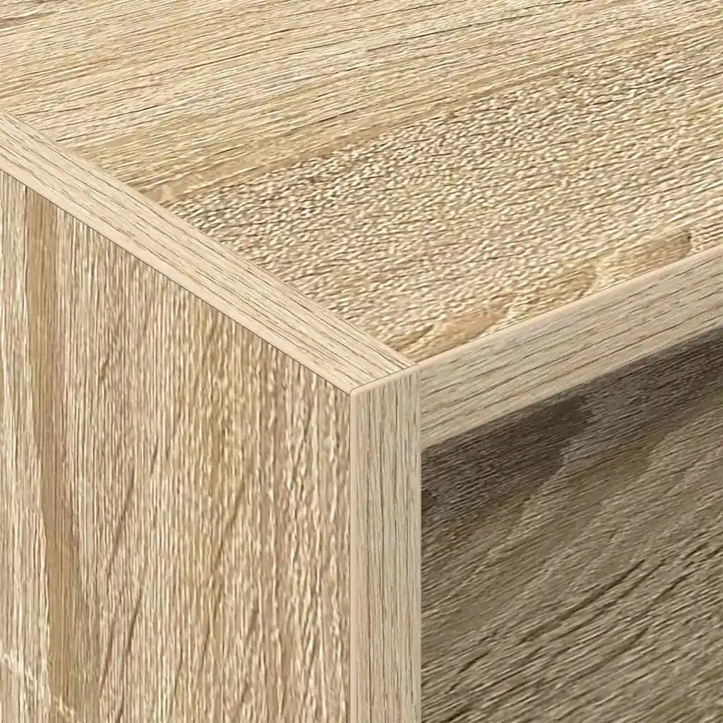 Mobile porta vinili Rovere Sonoma 78.5 x 35 x 45 cm 891074