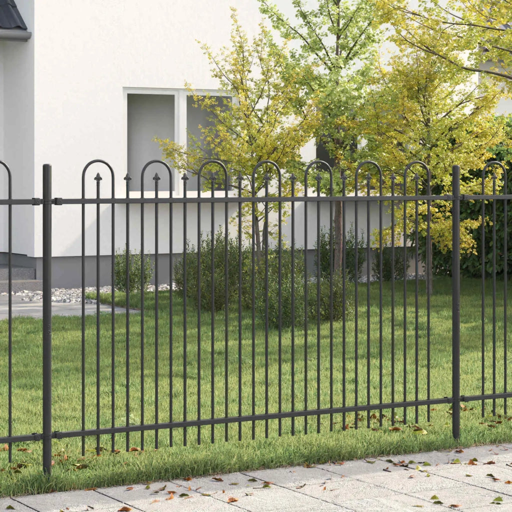 Recinzione ad arco a picchetto DRONTEN Nero 42030093