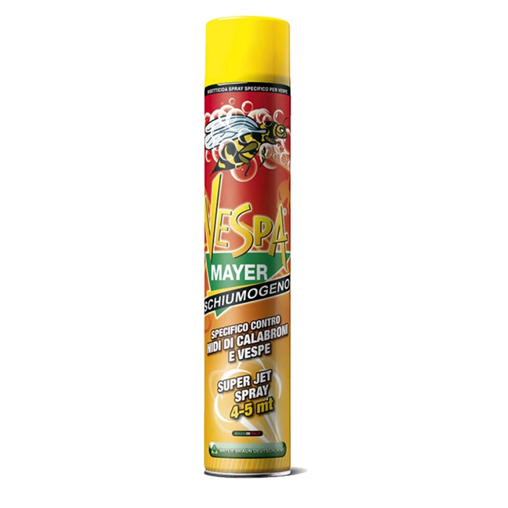 Mayer schiumogeno per vespe da 750 ml per nidi di vespe calabroni ed insetti striscianti
