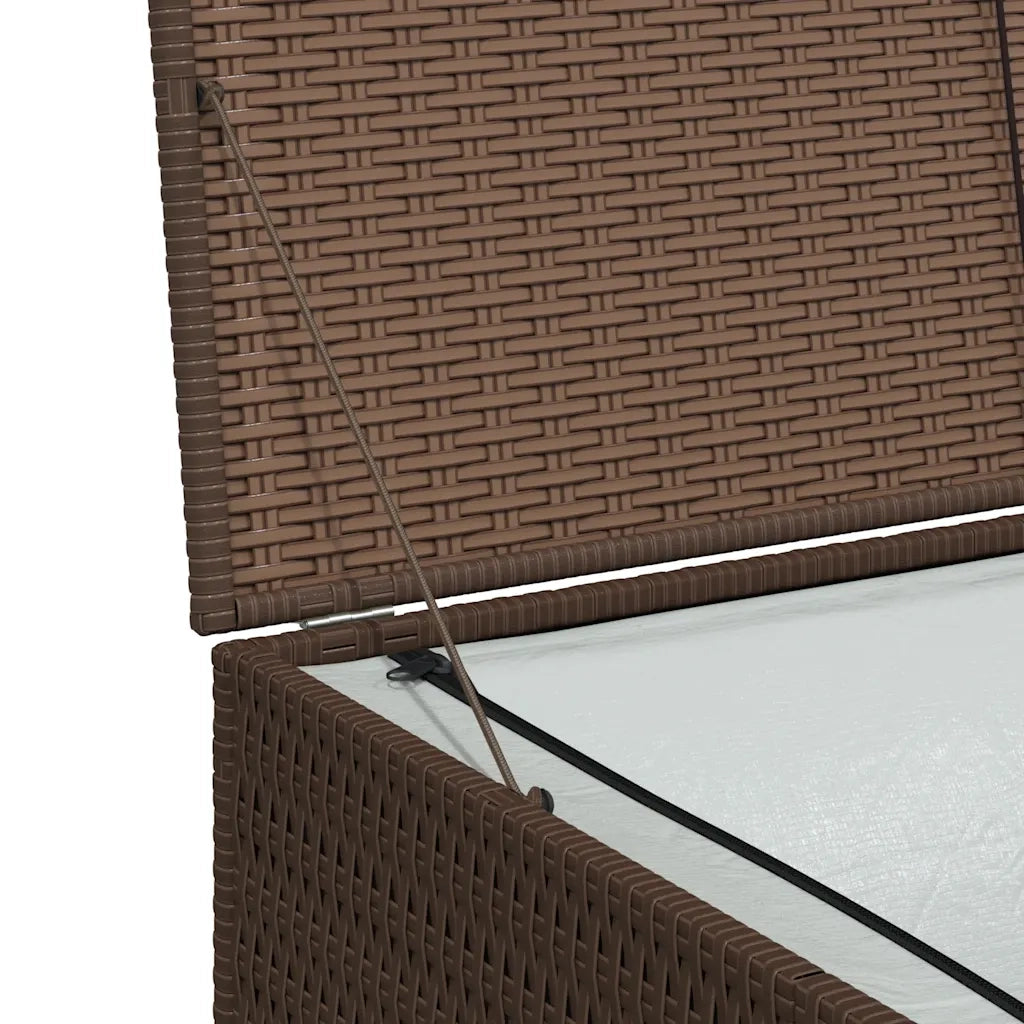 Baule da Giardino Marrone 150x100x100 cm in Polyrattan CFW9437188