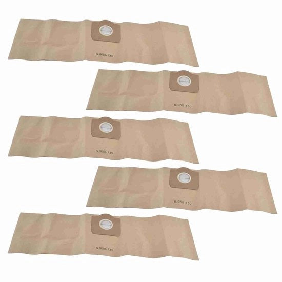Sac di aspirazione per alta efficienza - accessorio per aspirapolvere - compatibile con 6.959-130.0 - facile da installare - duraturo - prevenzione allergeni - sac di aspirazione
