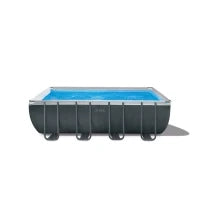 26356GN - Piscina Ultra Xtr Frame Rettangolare 549X274X132 Cm, Pompa A Sabbia, Scaletta Doppia, Telo Base, Copertura