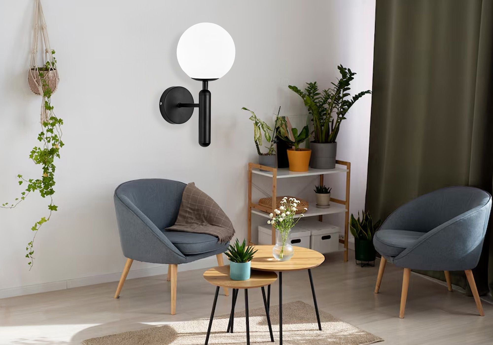 Lampada Da Parete G097-1w Black