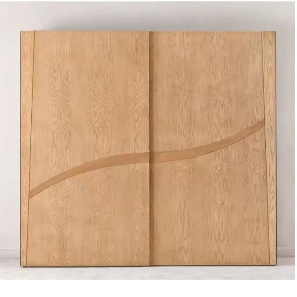 Armadio 2 ante scorrevole in legno di frassino 265x60x246 - Mobili 2G
