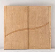 Armadio 2 ante scorrevole in legno di frassino 265x60x246 - Mobili 2G