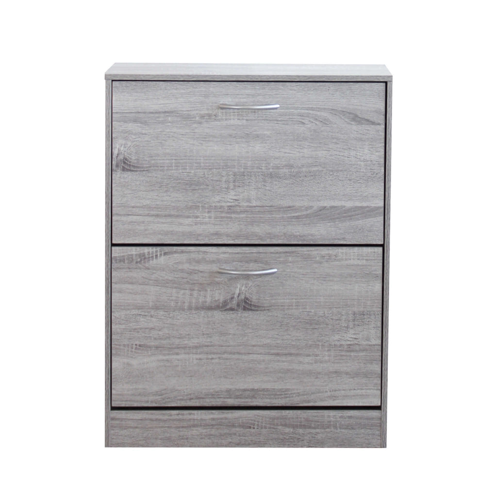 Scarpiera con 2 ante in Legno cm 60x24x80 - GARY