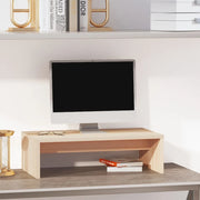 Supporto per Monitor 50x27x15 cm in Legno Massello di Pino cod mxl 47874