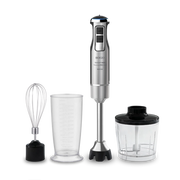Frullatore a immersione 1600W con accessori, velocità variabile continua e lame in titanio, trita e monta - Sogo