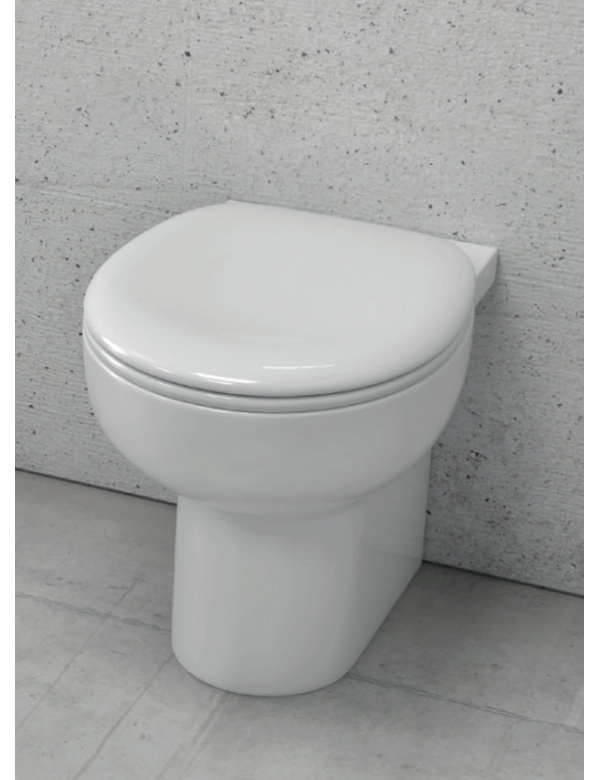 Pacchetto WC senza brida clampless per PAROS - con sedile con freno a caduta