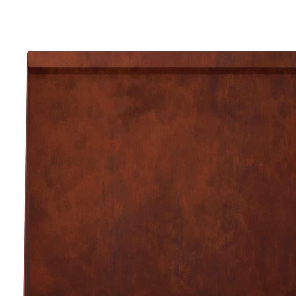 Muro di contenimento 4 pz 100 x 12 x 50 cm Acciaio Corten 3449050