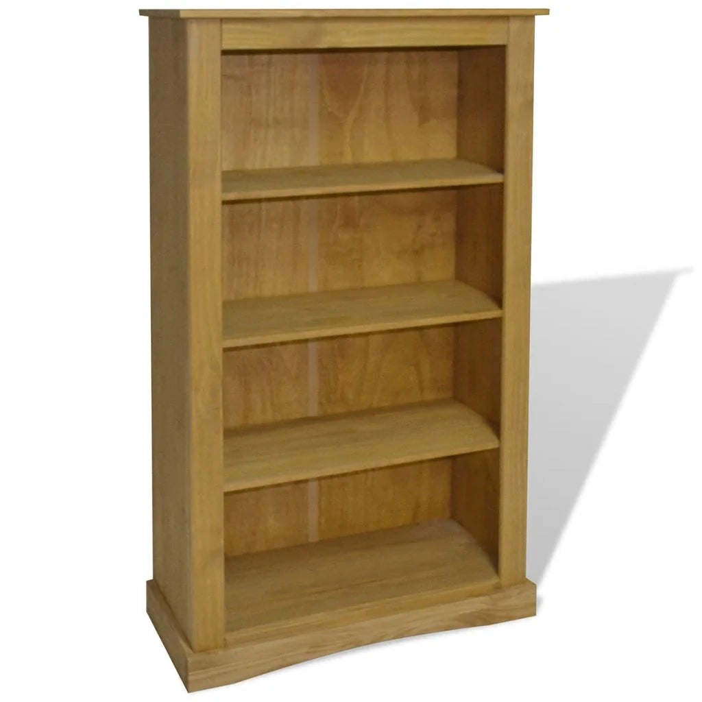 Libreria/mobile/mobile di design/libreria in pino a 4 ripiani 150 cm marrone 2702017/2