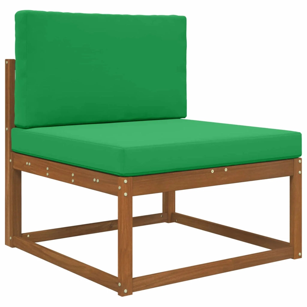 Cuscino per divano da esterno 2 pcs Verde Poliestere
