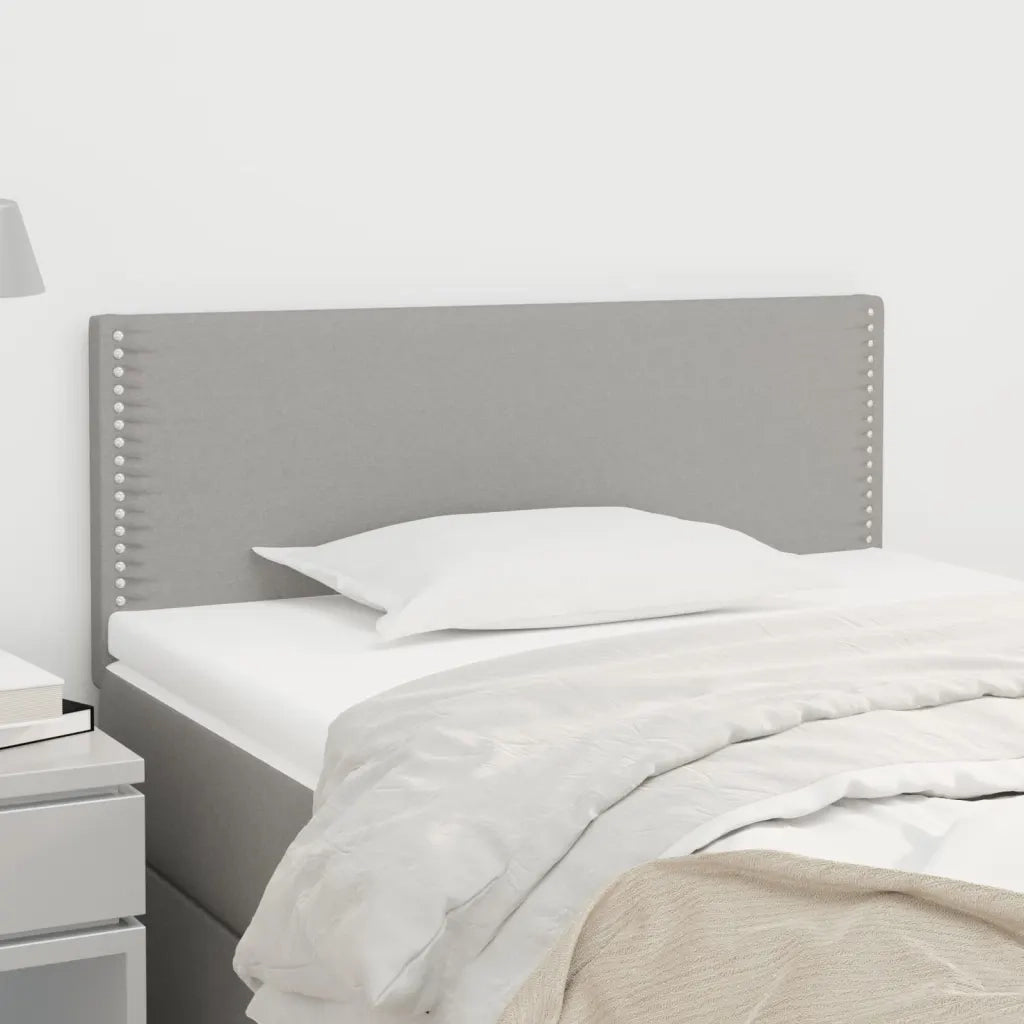Testiera | Testata Grigio Chiaro 90x5x78/88 cm in Tessuto