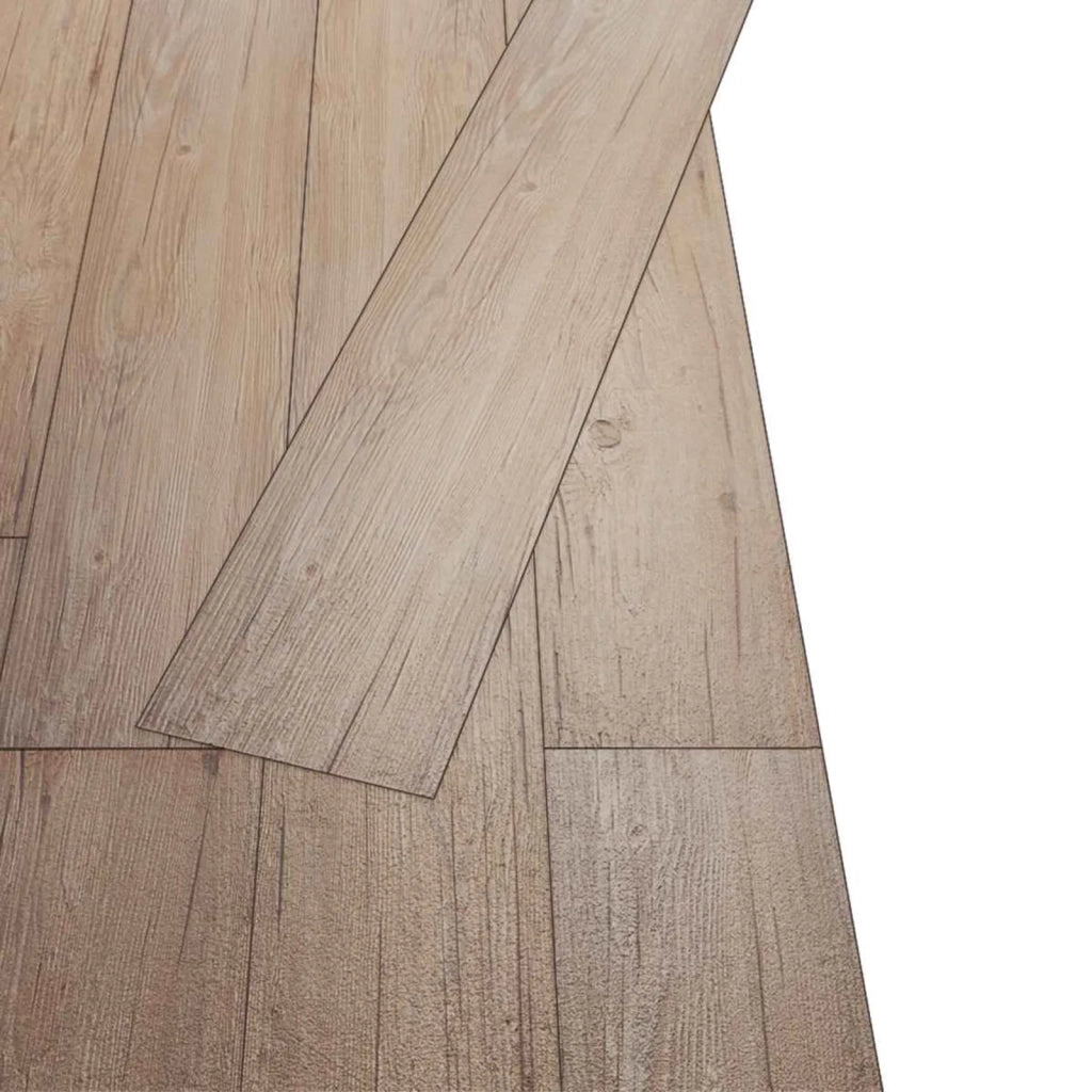 Tavole per Pavimenti 18 pcs Marrone Rovere 2,51 m² PVC 42046434