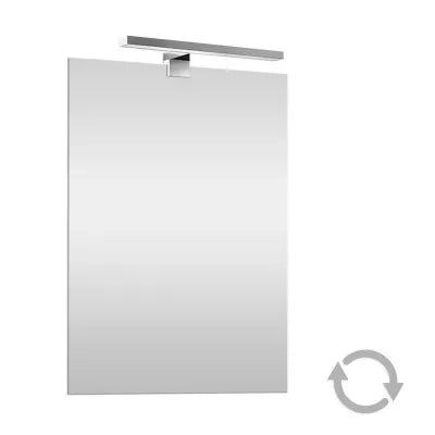 Specchio LED filo lucido 70x105 cm reversibile con luce naturale