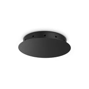 Rosone Magnetico Collezione ROSONE Finitura Nero Ø18 cm Altezza 3 cm Ideal Lux