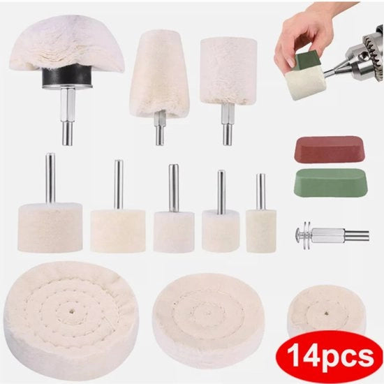 Accessori di pulizia per attrezzi e macchine da foro, set di pulizia per metallo/aluminium