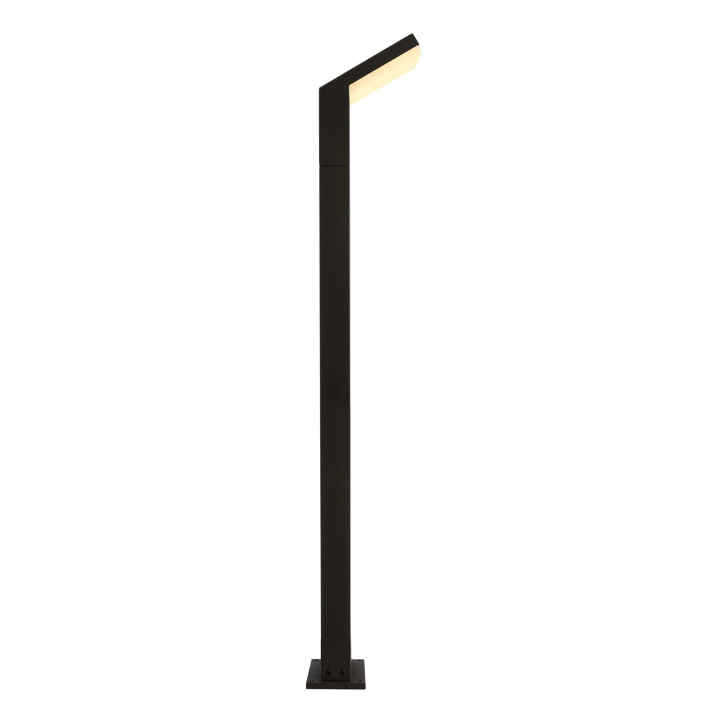 TUCANAE Lampione moderno LED 16W palo luce giardino viale cortile 1650lm 1mt IP54 230V SENZA SENSORE