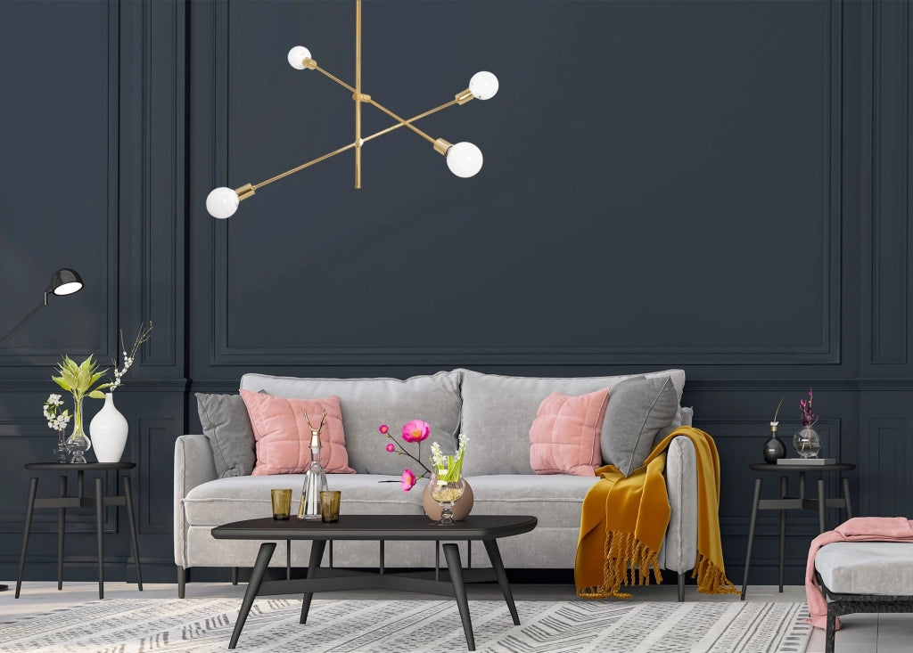 Lampada Da Soffitto Pernsile Due Braccia Regolata APP479-4C